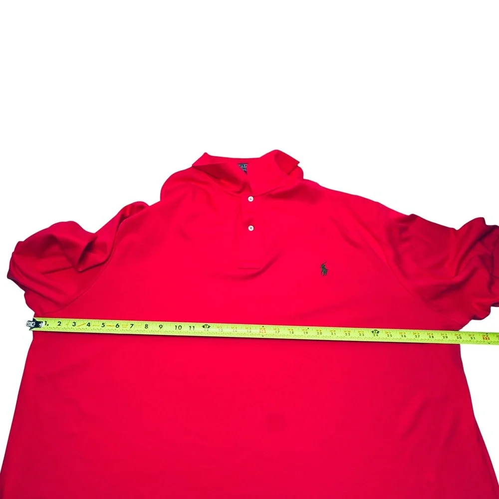 Polo Ralph Lauren Polo Shirt Mens 3XLT Coral Pink Short Sleeve Pony Logo Preppy